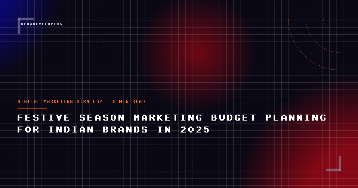Festive season marketing budget planning for Indian brands in 2025