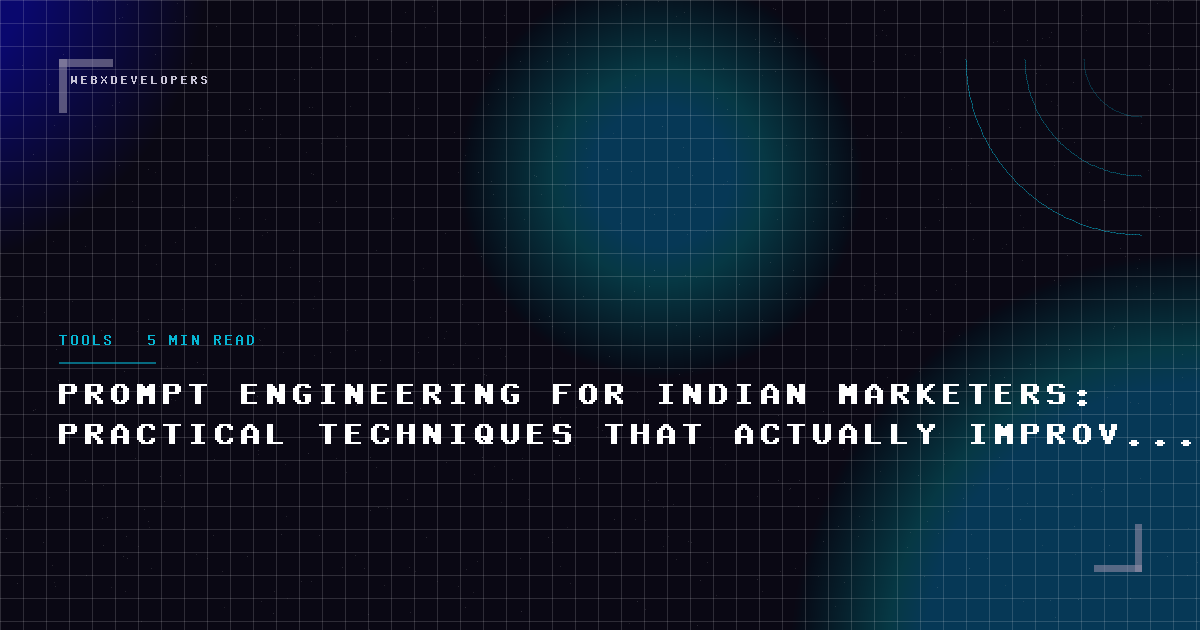 Prompt engineering for Indian marketers: practical techniques that actually improve AI output