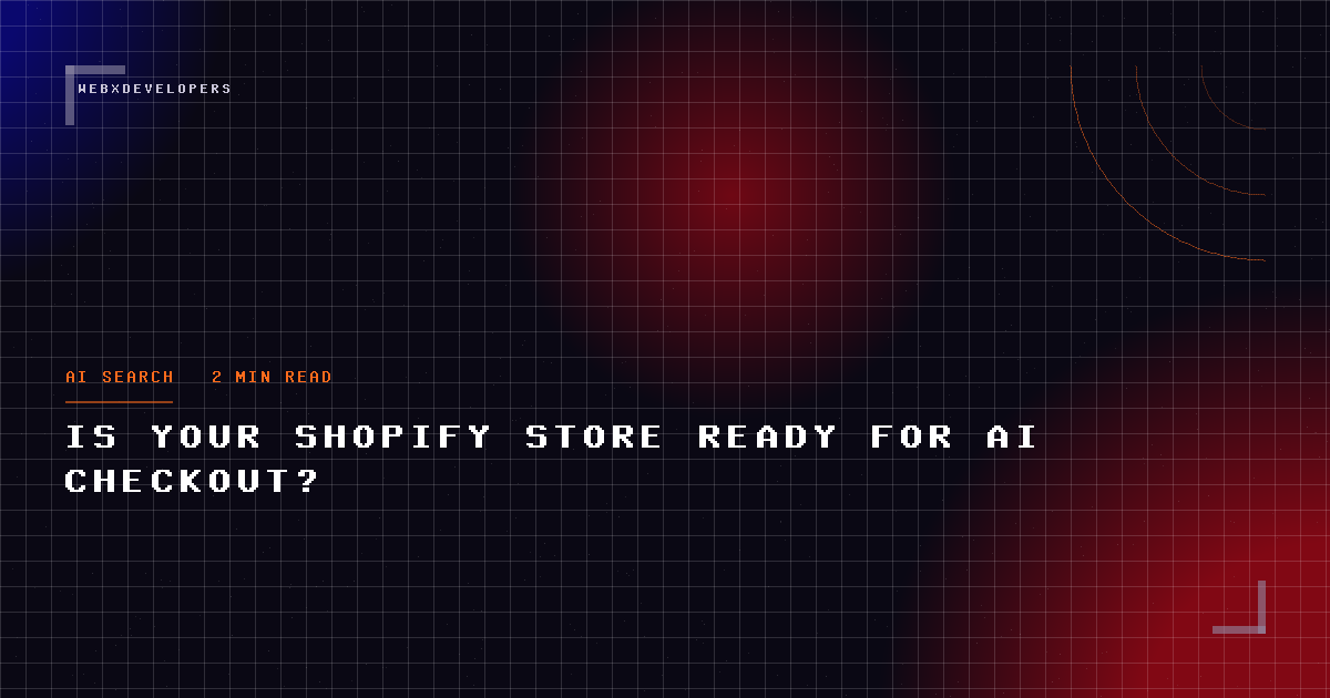 Is your Shopify store ready for AI checkout?