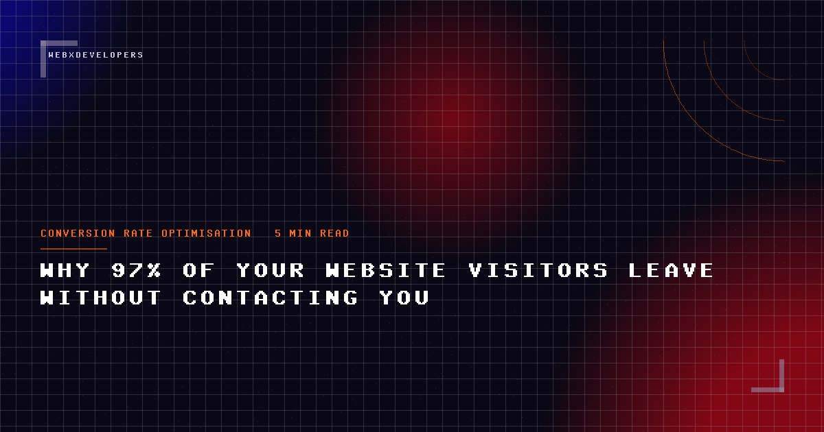 Why 97% of your website visitors leave without contacting you