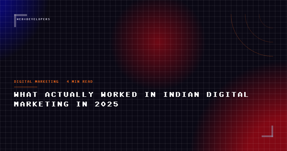 What actually worked in Indian digital marketing in 2025