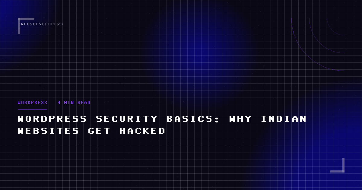 WordPress security basics: why Indian websites get hacked