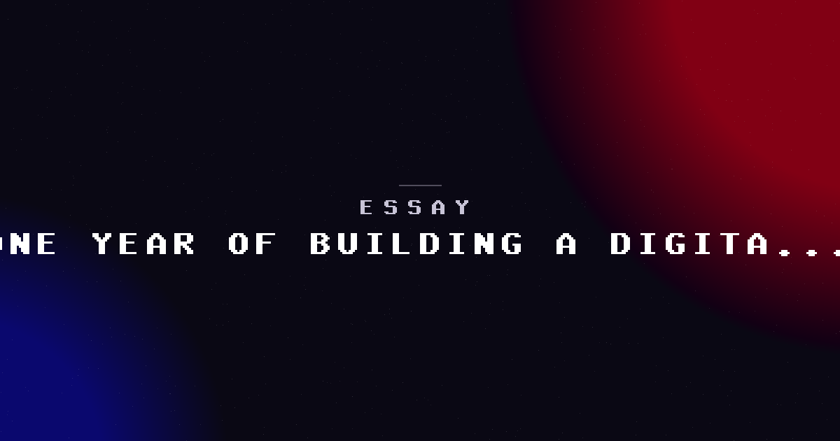 One year of building a digital agency from scratch — what actually worked