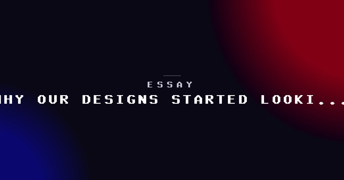 Why our designs started looking better when we stopped asking for feedback