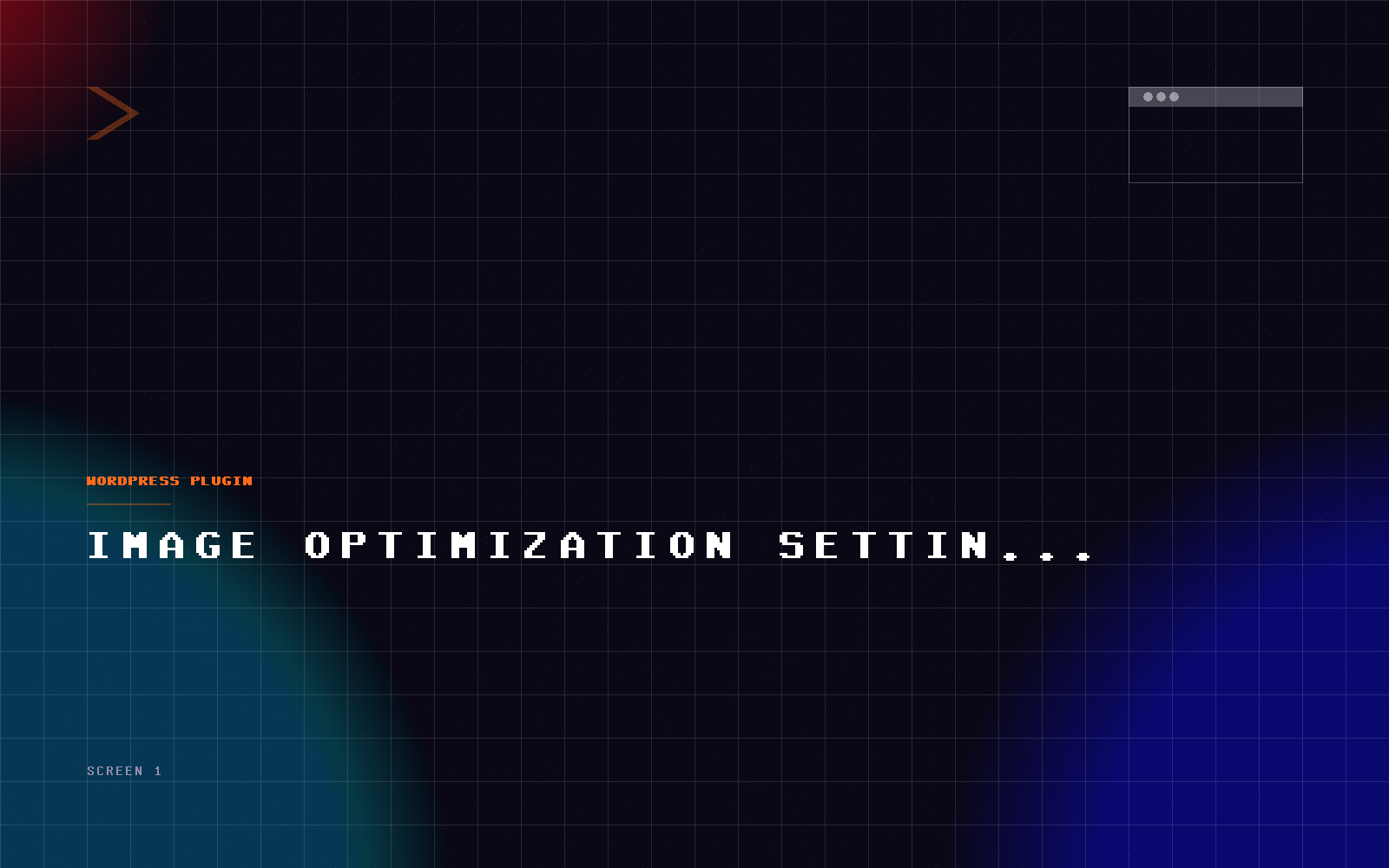Image optimization settings