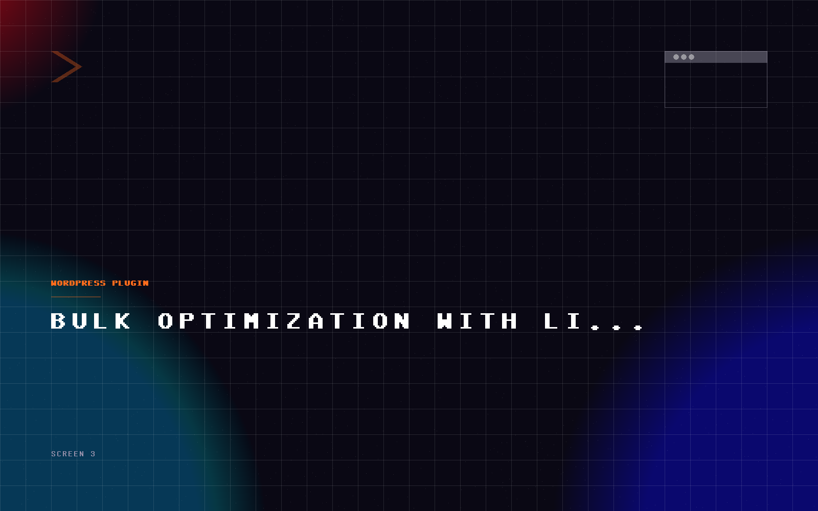 Bulk optimization with live progress