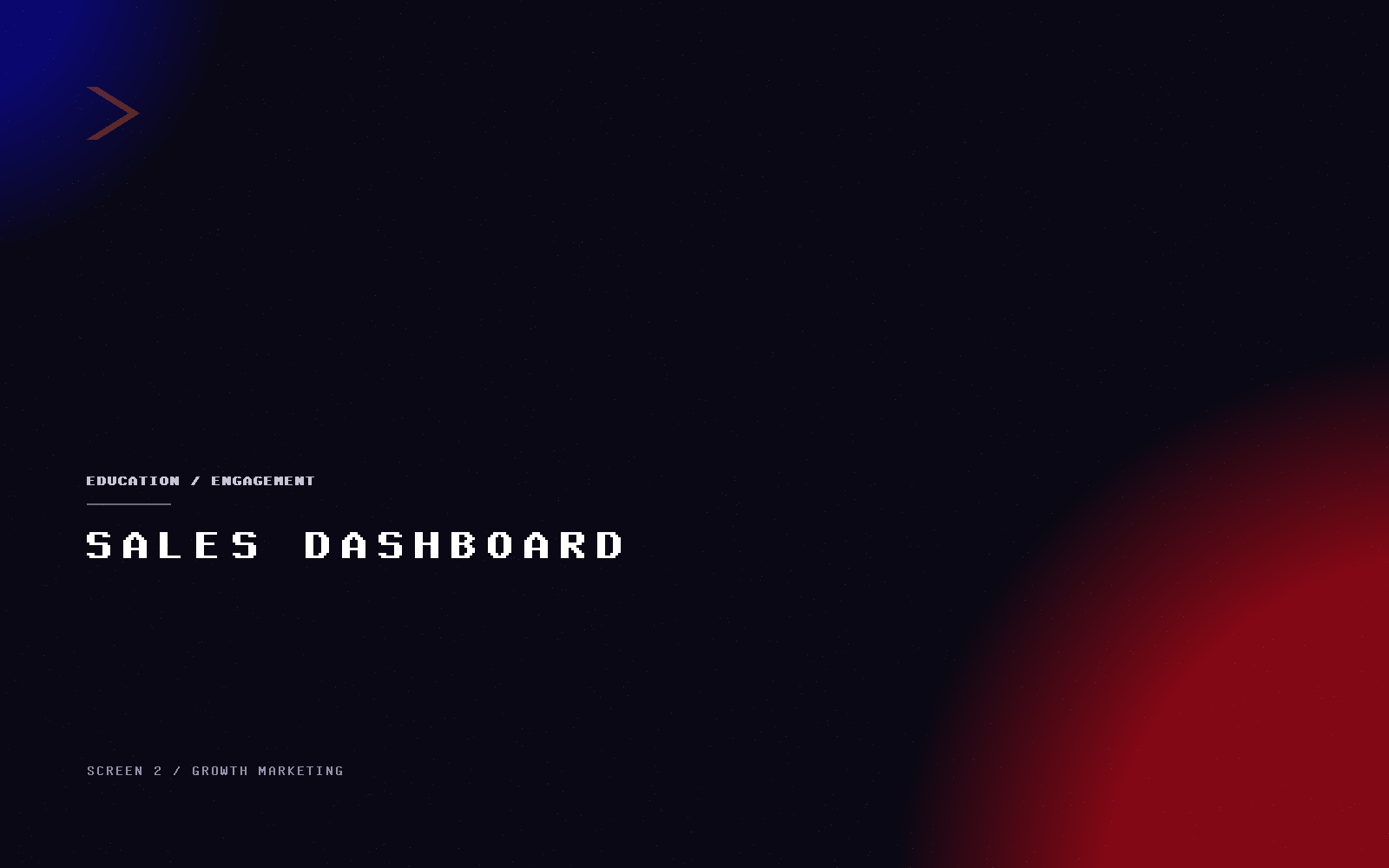 Sales dashboard